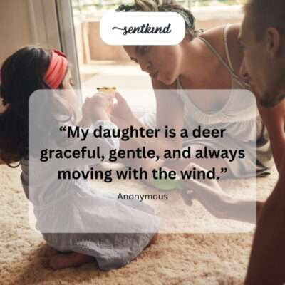 Daughter: graceful, gentle deer.