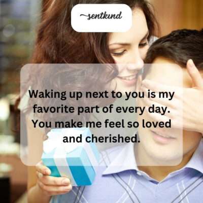 You're the reason my mornings are so bright.