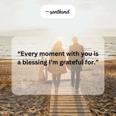 Each moment, a grateful blessing.
