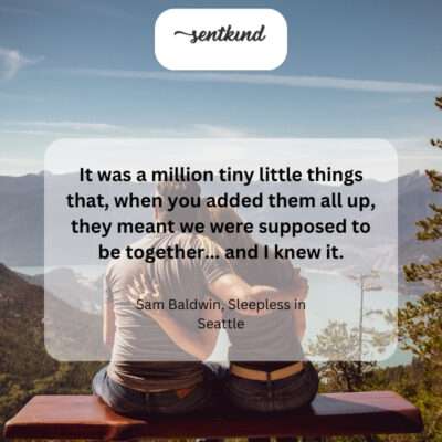 Meant to be together.