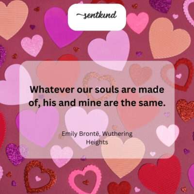 Soulmate connection.