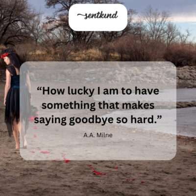 Cherishing connections that make farewells a bittersweet struggle.