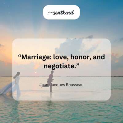 Love, respect, compromise.