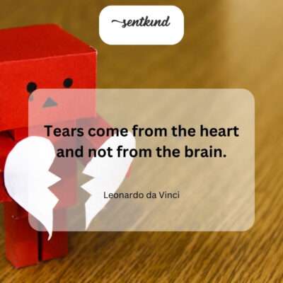 True emotions, not logic, fuel our tears.