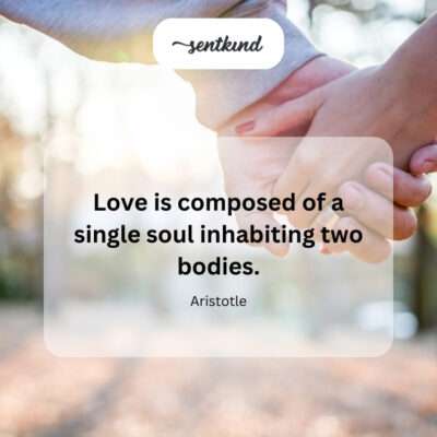 Our souls, one in two forms.
