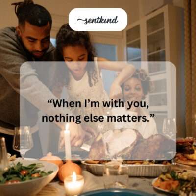 Only you matter.