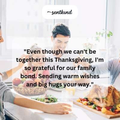 Grateful for our bond this Thanksgiving.