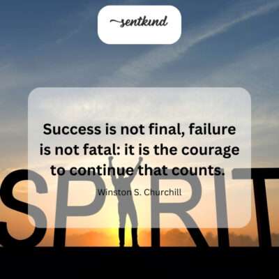 Embrace resilience: success isn't permanent, nor is failure the end.