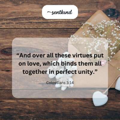 Love as a binding force around other positive attributes.