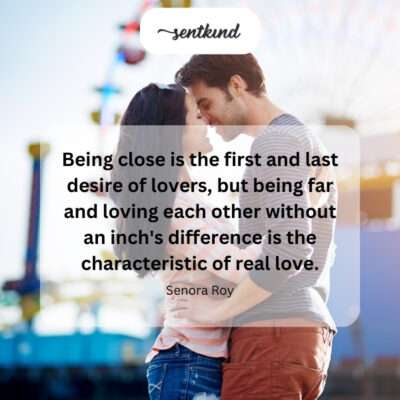 True love across distance.