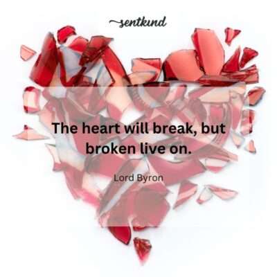 Resilience after heartbreak.