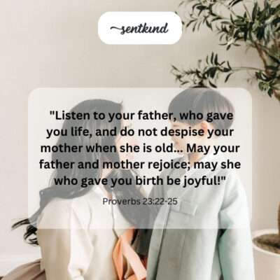 Listen to parents, even in old age; bring them joy.