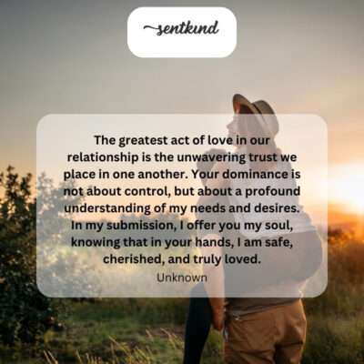 Unwavering trust, soul offered.