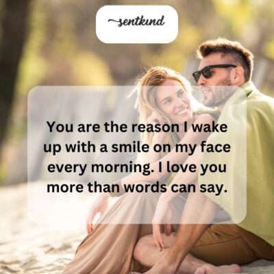 You are my sunshine and the reason for my joy.