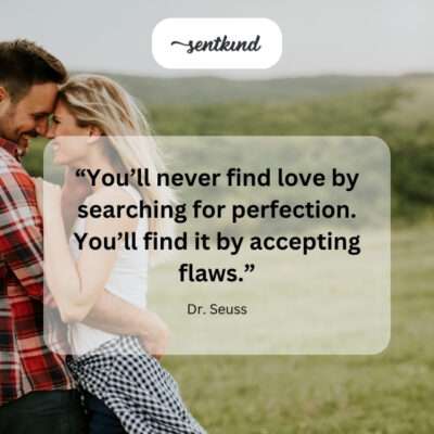 Two imperfectly shaped figures embracing with affection.