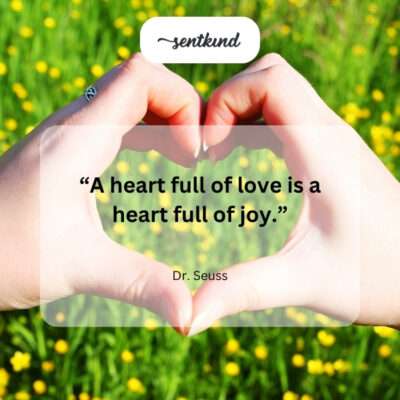 An overflowing heart radiating light and happiness.