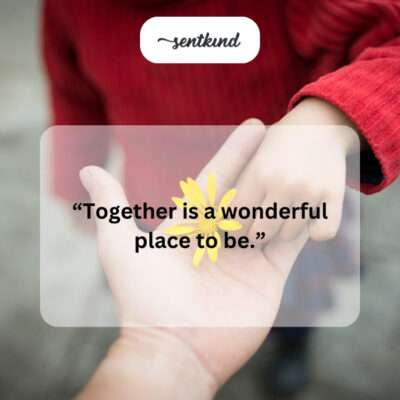 Wonderful together.