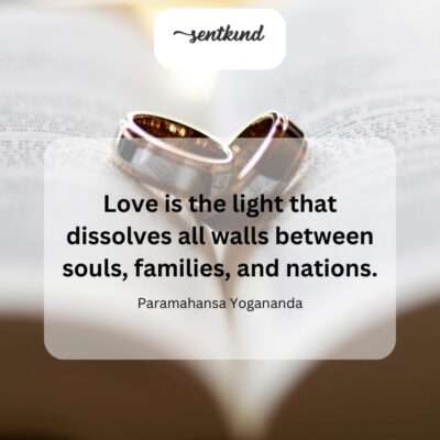 Love breaks down barriers.