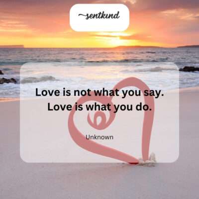 Love in action.