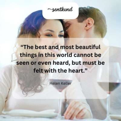 True beauty lies beyond the senses, felt deeply within.