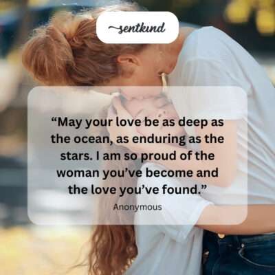 Love deep as the ocean, enduring as stars.
