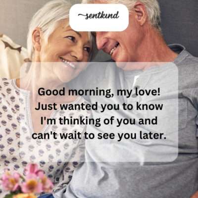 It's a sweet message showing affection and anticipation.