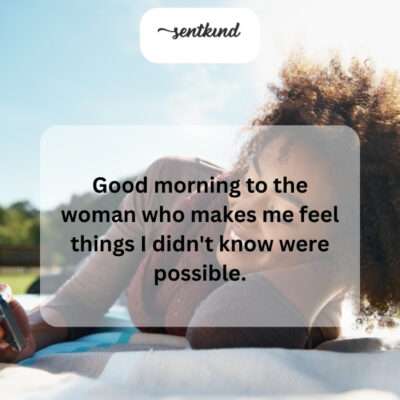 She awakened a part of my soul I never knew existed.