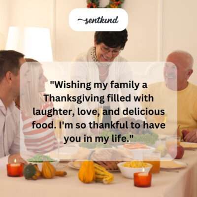 Thanksgiving filled with laughter, love, food.