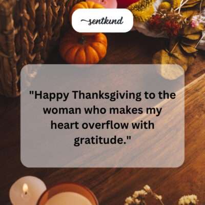 Overflowing gratitude.