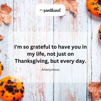 Grateful for you always.