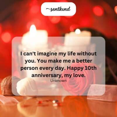 Can't imagine life without you.