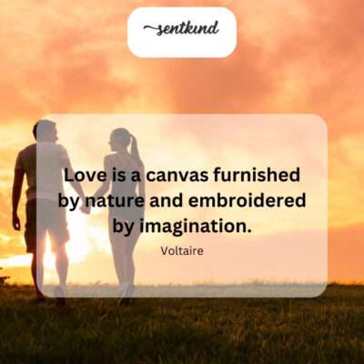 Love: nature's base, imagination's art.