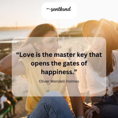 Unlock joy with love's potent key.