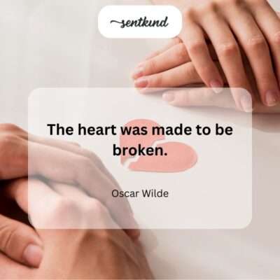 Heartbreak, inevitable pain.