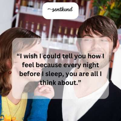 My thoughts are consumed by you every night.