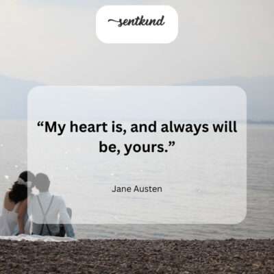 Forever bound, my love remains yours alone.