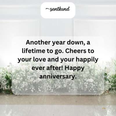 Celebrating another year of your beautiful journey together!