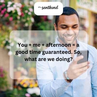Sounds like the perfect afternoon with you!