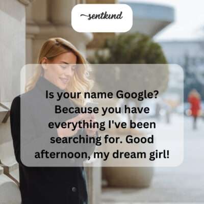 That's quite the compliment, comparing someone to Google!