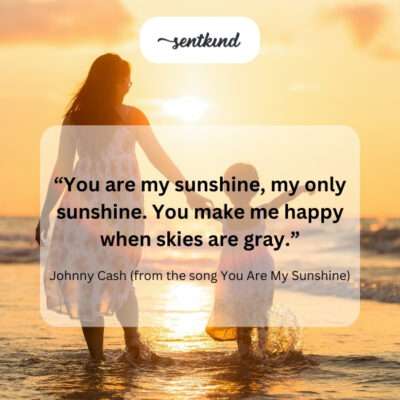 My sunshine.
