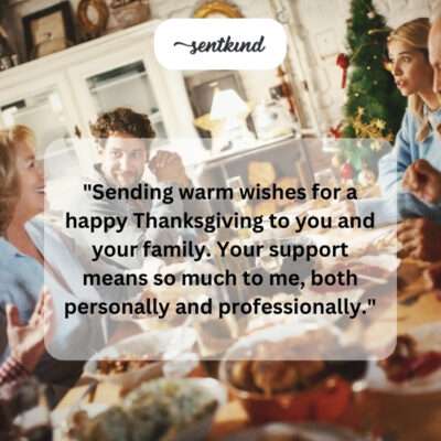Warm Thanksgiving wishes to you and your family. Your support means so much.