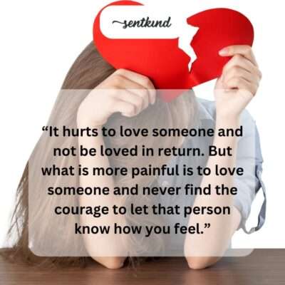 Pain of unspoken love versus unreturned love