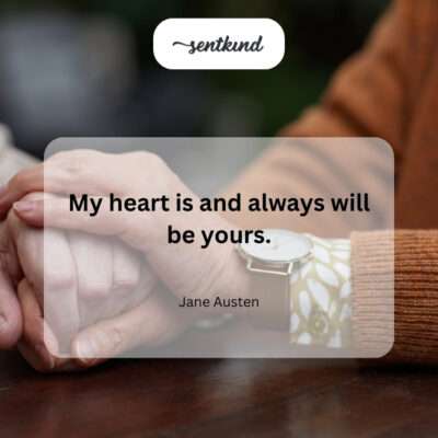 Heart belongs to husband.