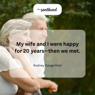 Joke about marriage changing happiness.