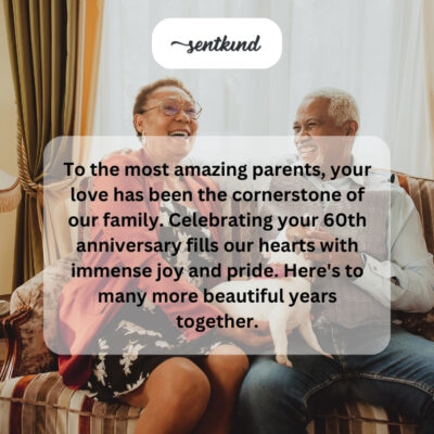 Amazing parents, love is our family's cornerstone.