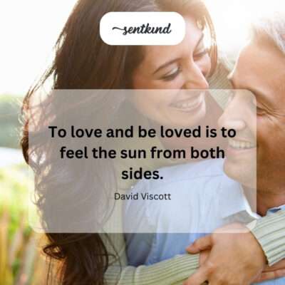 Feeling love reciprocated.