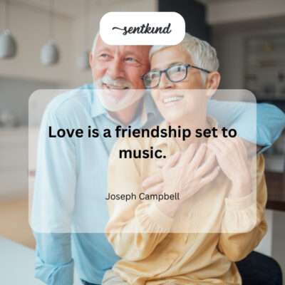 Love, friendship with melody.