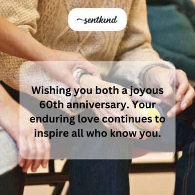 Joyous 60th, enduring love inspires.