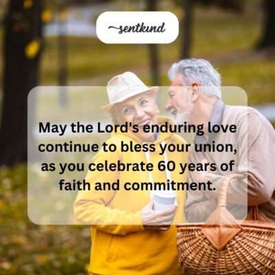 60 years blessed by enduring love.