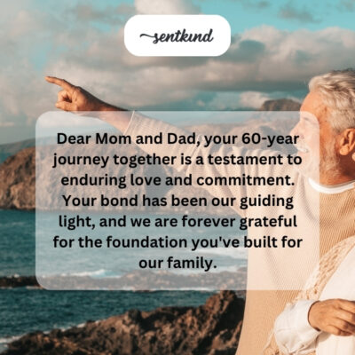 60 years of enduring love, our guiding light.